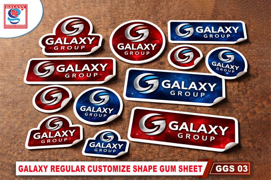 customized shape lebel 1