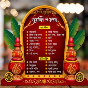 ART BOARD TABLE MENU CARD