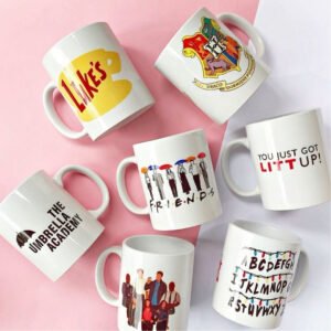 WHITE COFFEE  MUG