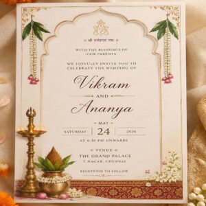 TEXTURE INVITATION CARD